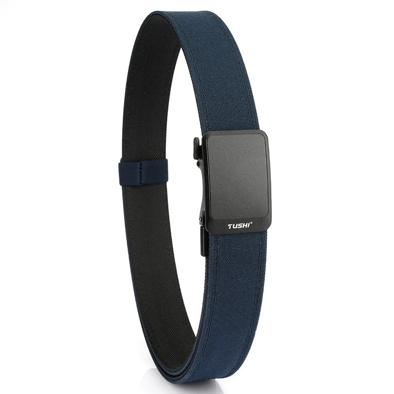 Herren-Taktischer Gürtel aus Nylon mit automatischer Metall-Schnalle und matte Oberfläche