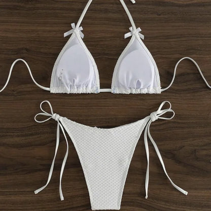 Floral-Sexy-Bikini-Set für Damen – Brasilianischer Badeanzug für Strand und Pool