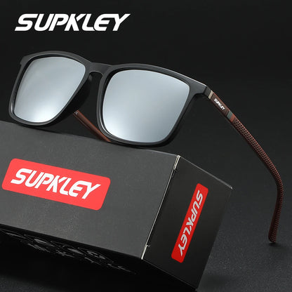 Sonnenbrille quadratisch klassisch polarisiert PC UV400 Sport Unisex