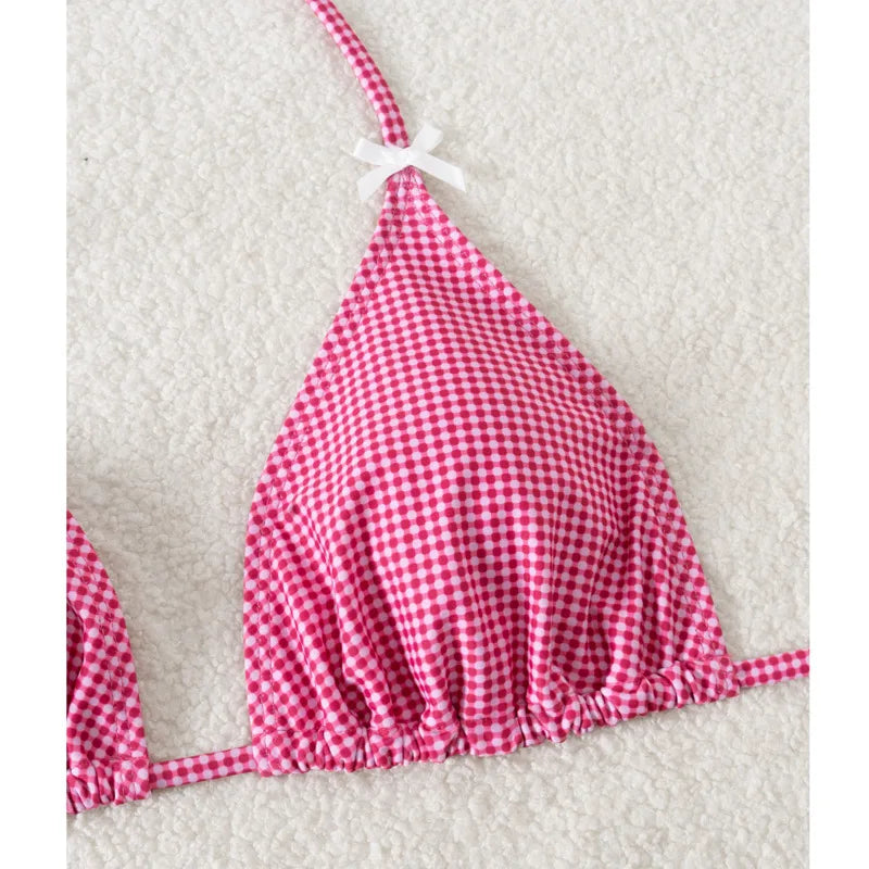 Glamouröses Push-up-Bikini-Set für Damen mit brasilianischem Schnitt – perfekt für Strand und Pool