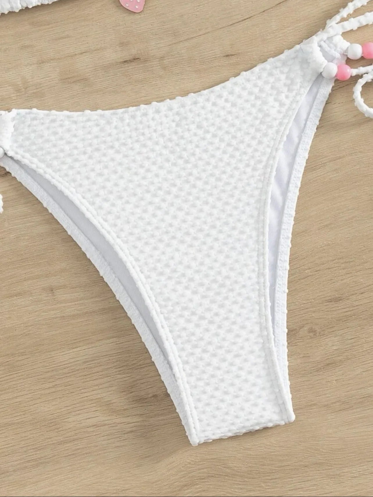 Gelbes Sexy-Bikini-Set mit Push-up für Damen – Brasilianischer Stil für Strand und Pool