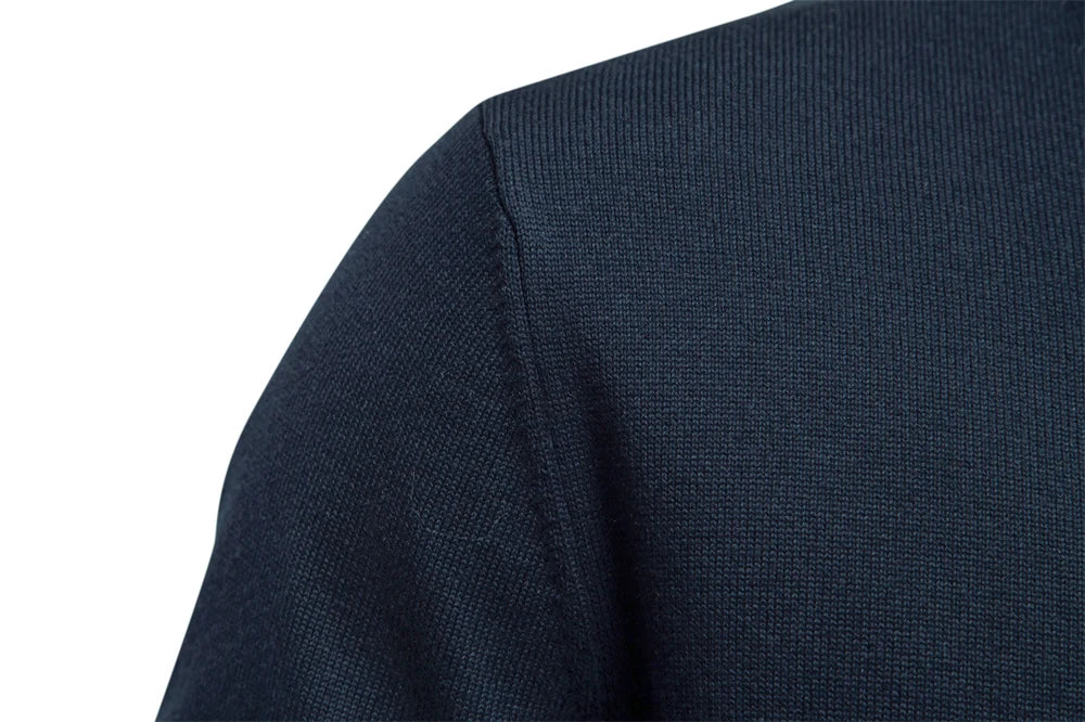 Herren Cardigan Sweater aus hochwertiger Baumwolle im lässigen einfarbigen Design