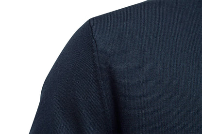 Herren Cardigan Sweater aus hochwertiger Baumwolle im lässigen einfarbigen Design