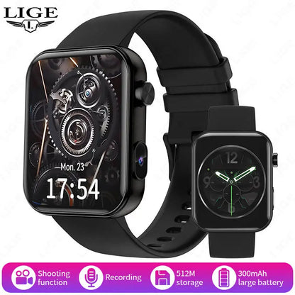 Smartwatch für Männer und Frauen mit HD Kamera und Bluetooth-Anruffunktion