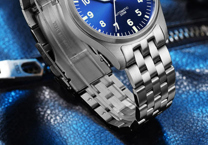 Herren-Taucheruhr mit C3-Leuchtmasse und NH35A-Automatikwerk