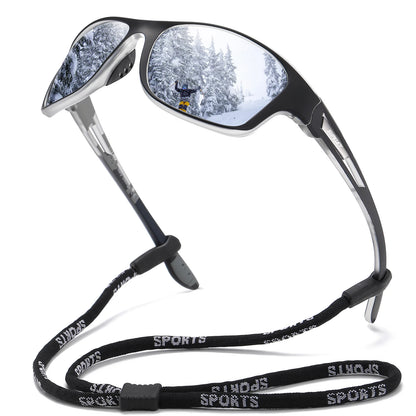 Sonnenbrille Sport polarisiert bunt UV400 Spiegel Bergsteiger Herren
