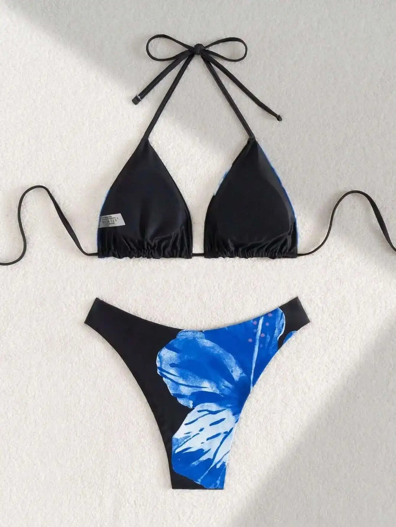 Glamouröses Damen-Bikini-Set mit Push-up-Effekt und glänzendem Design – perfekt für den Strand oder Pool