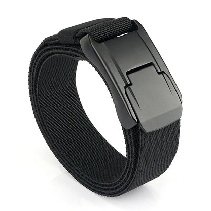 VATLY Elastik-Gürtel Herren Matte Metall-Schnalle Schnellverschluss Tactical Outdoor
