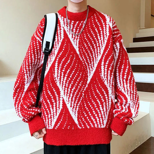 Herren-Hoodie mit Flügel- und Kreuzdruck, plus Samt, langärmelig – ideal für Herbst und Winter im Streetstyle.