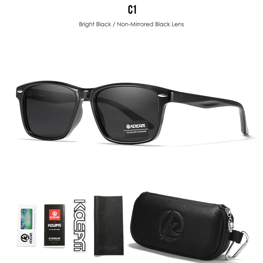 Sonnenbrille Sport TR90 Farbverlauf polarisiert 100% UV Angeln Herren