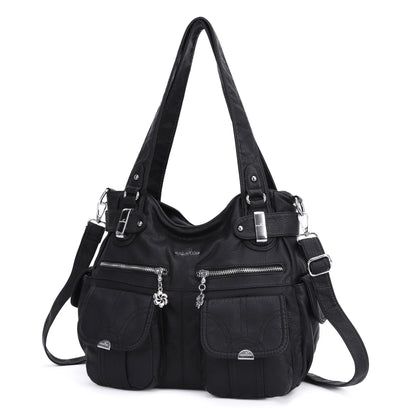 Damen-Handtasche Multifunktionale PU-Tasche Großes Fassungsvermögen Alltagsbegleiter