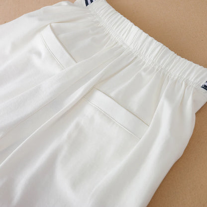 Kinder Mädchen Sommer Shorts Schule Kinder Adrette Elastische Taille Baumwolle Hosen Nette Baby Kleidung