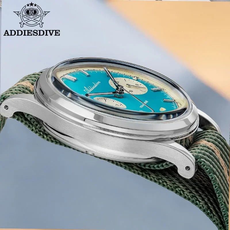 Herren-Chronograph mit VK64-Quarzwerk und Saphirglas