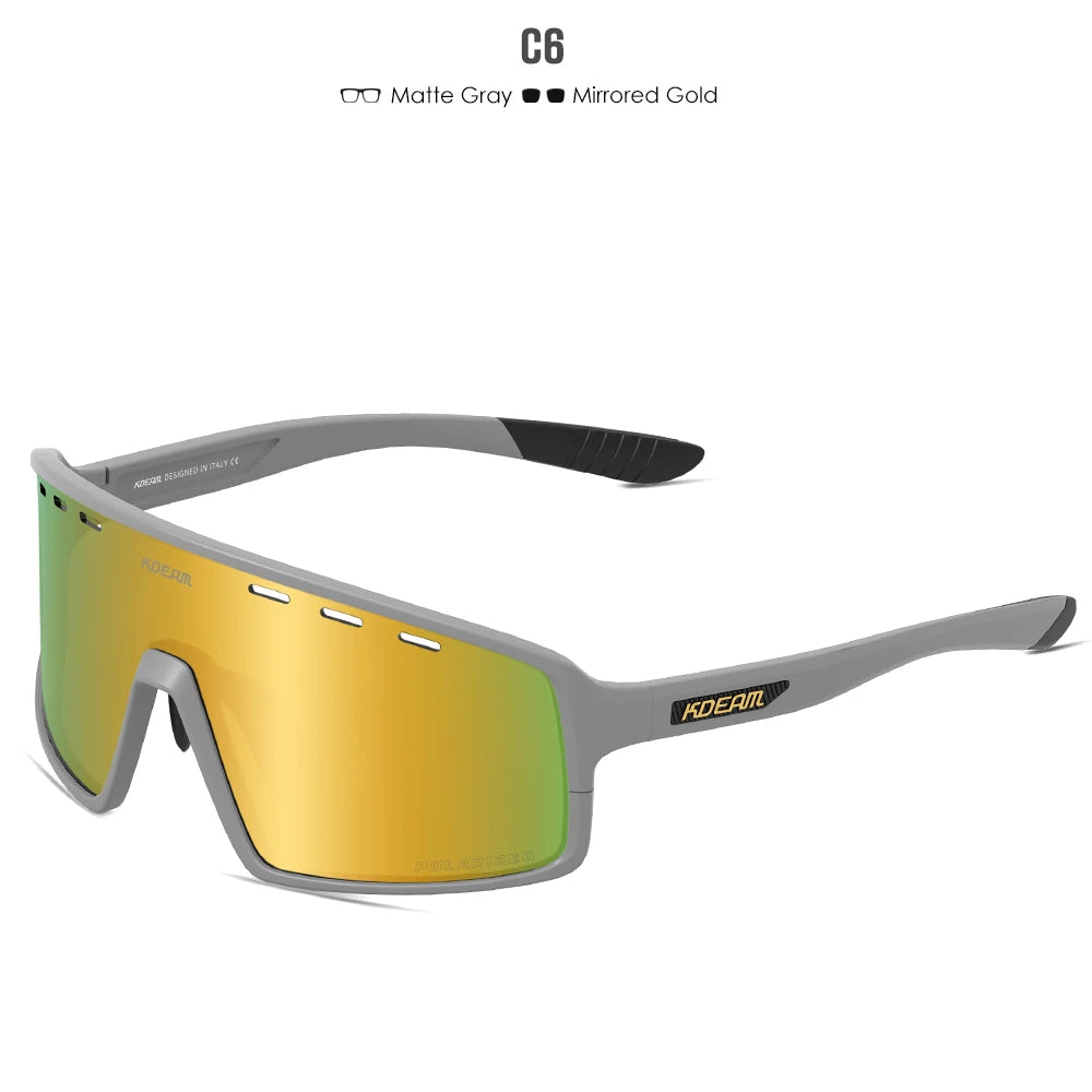 Sonnenbrille Sport TR90 polarisiert Belüftungslöcher fortschrittlich Herren