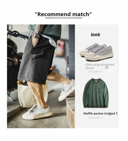 Herren Shorts im lässigen Stil mit elastischem Bund und Taschen