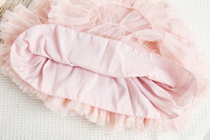 Mädchen Pullover Set mit bunten Pailletten und Tutu Röcken in Pink und Weiß