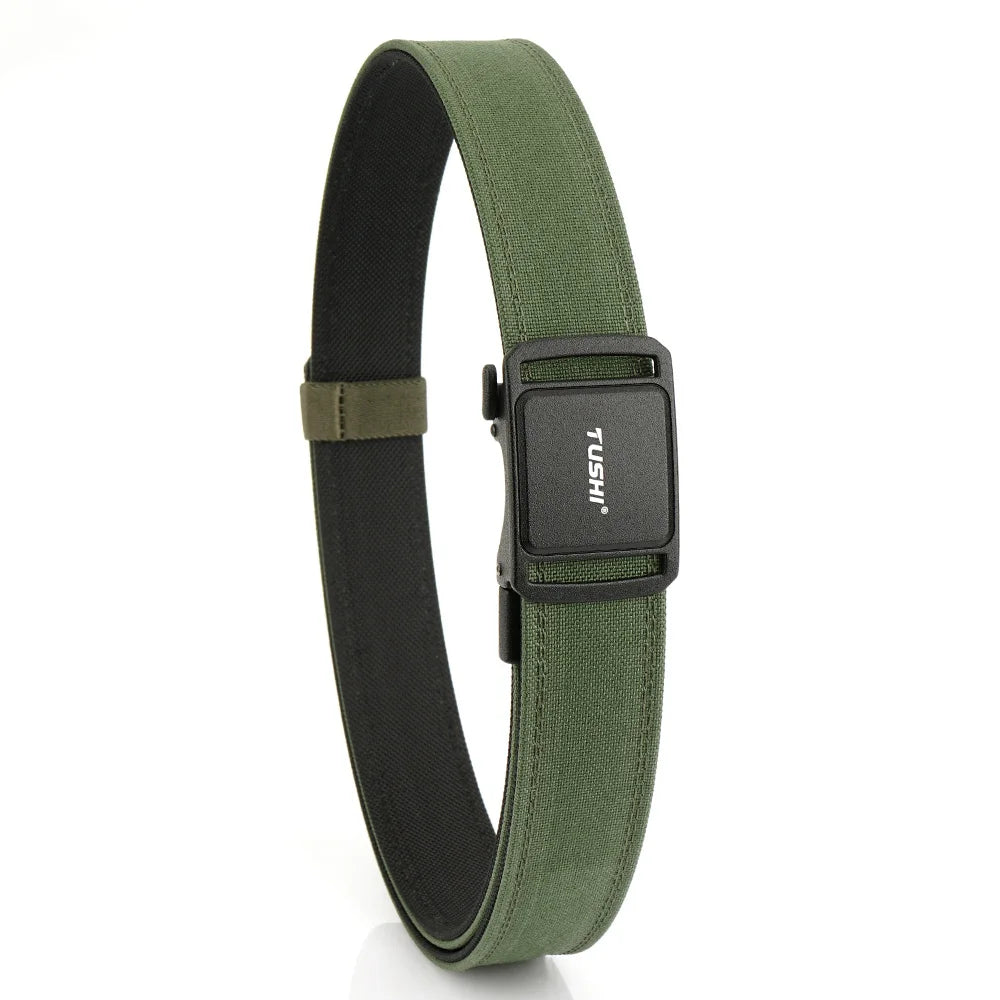 Herren-Gürtel aus Nylon mit Automatischer Schnalle Robuster Taktischer Gürtel für Arbeit und Outdoor