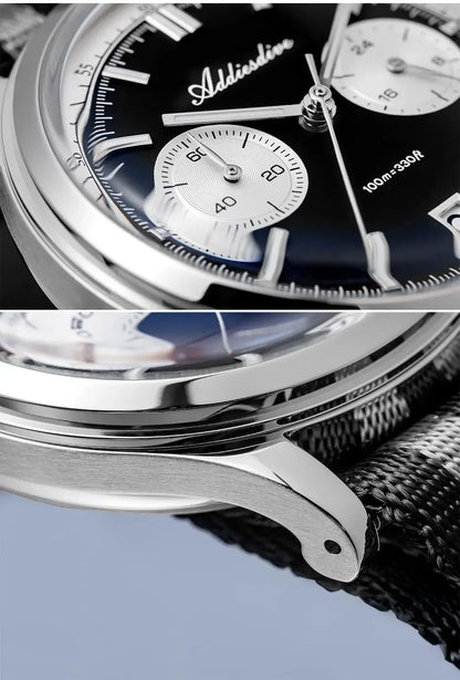 Herren-Chronograph mit VK64-Quarzwerk und Saphirglas