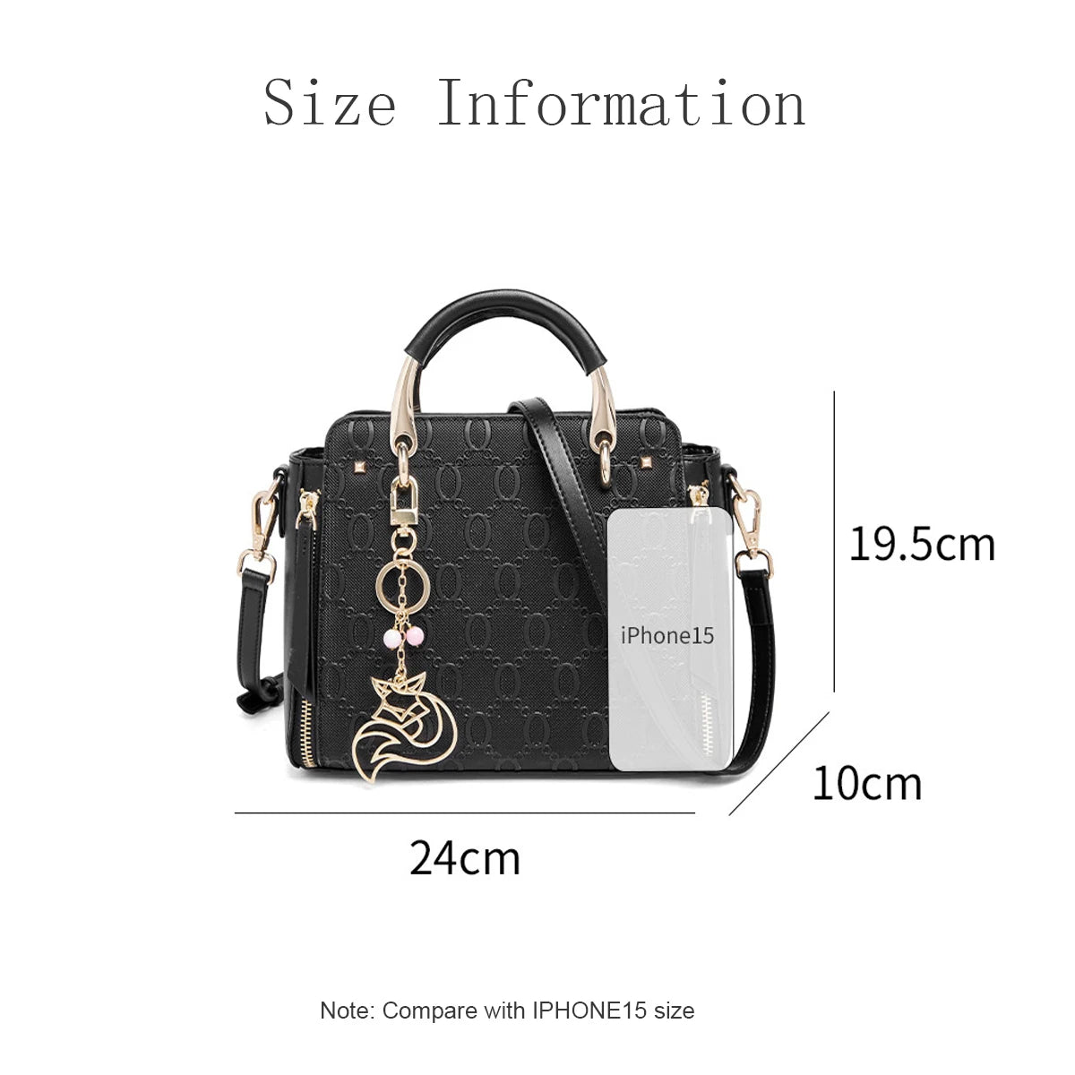 Damen Schultertasche Aus Rindsleder Mit Elegantem Design