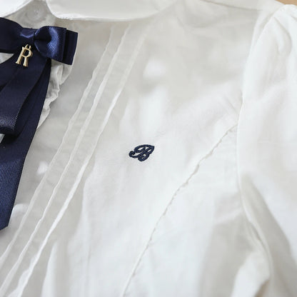 Mädchen Blusen Hemden Schuluniform für Kinder Frühling Herbst Langarm Hemden Teen Kinder Top Kleidung