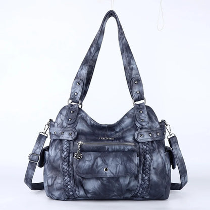 Damen-Schultertasche mit großer Kapazität, viel Stauraum und praktischen Innenfächern