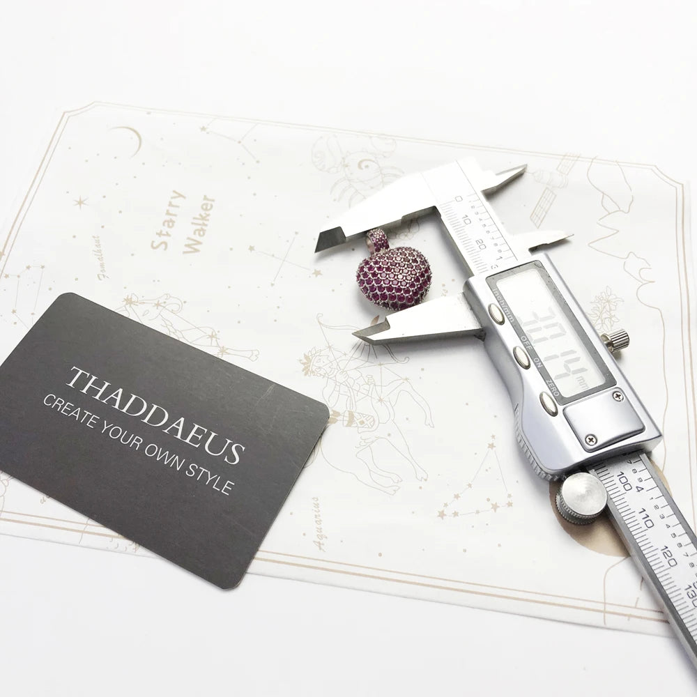 Damen-Charm-Anhänger Schlüssel Schlange Herz II aus Sterlingsilber