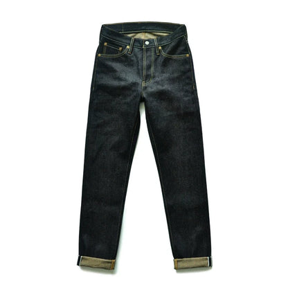 Herren Jeans aus Baumwolle und Leinen im Taper Fit mit 16,5 Unzen