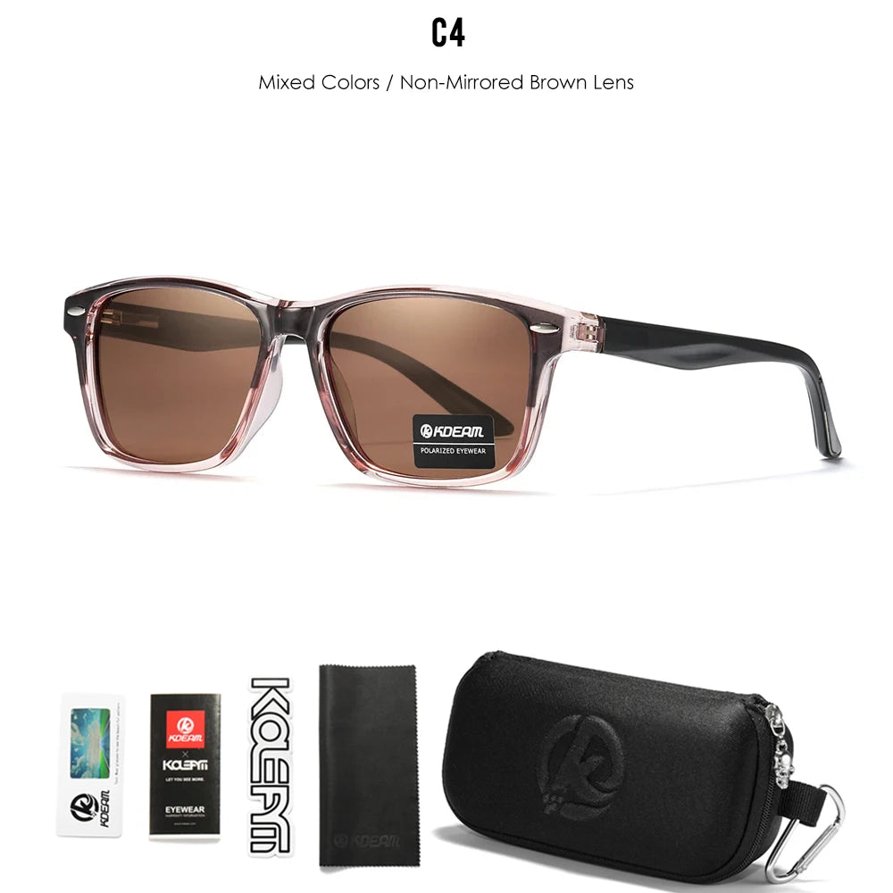 Sonnenbrille Sport TR90 Farbverlauf polarisiert 100% UV Angeln Herren