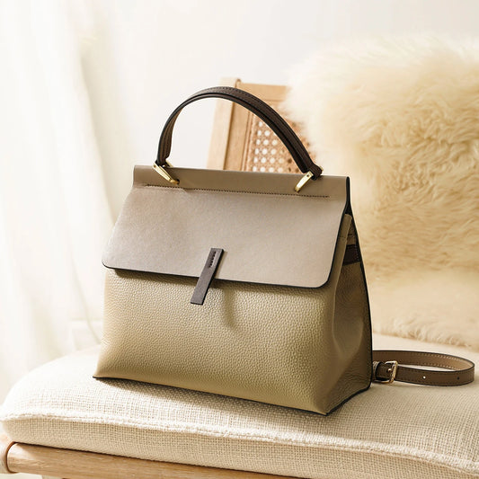 Office Damen Handtasche aus Kuhleder
