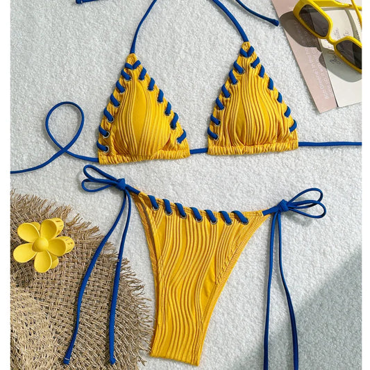 Verführerisches Spitzen-Bikini-Set für Damen – ideal für Strand und Pool