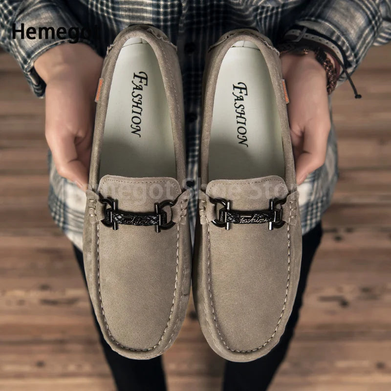 Elegante Herren-Loafer mit dicker Sohle – stilvoll & komfortabel