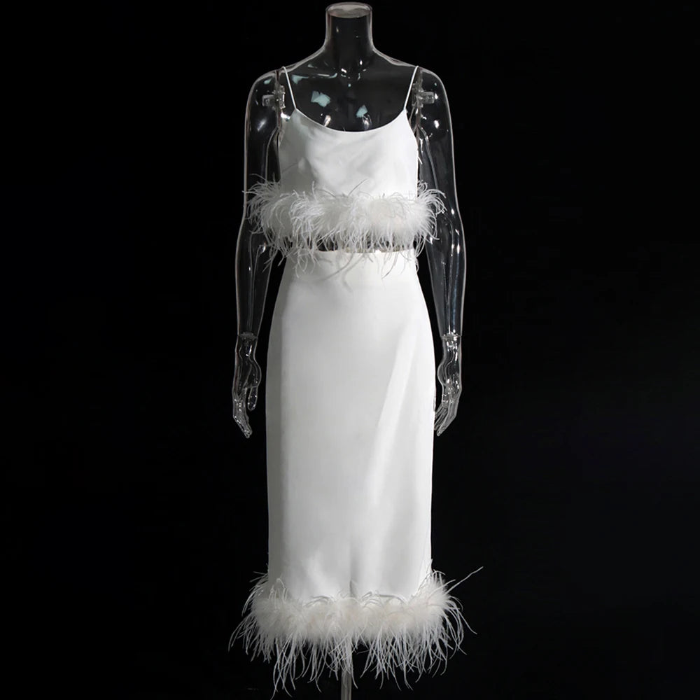 Elegantes ärmelloses Damen-Minikleid mit V-Ausschnitt und Kettendetails im Patchwork-Design