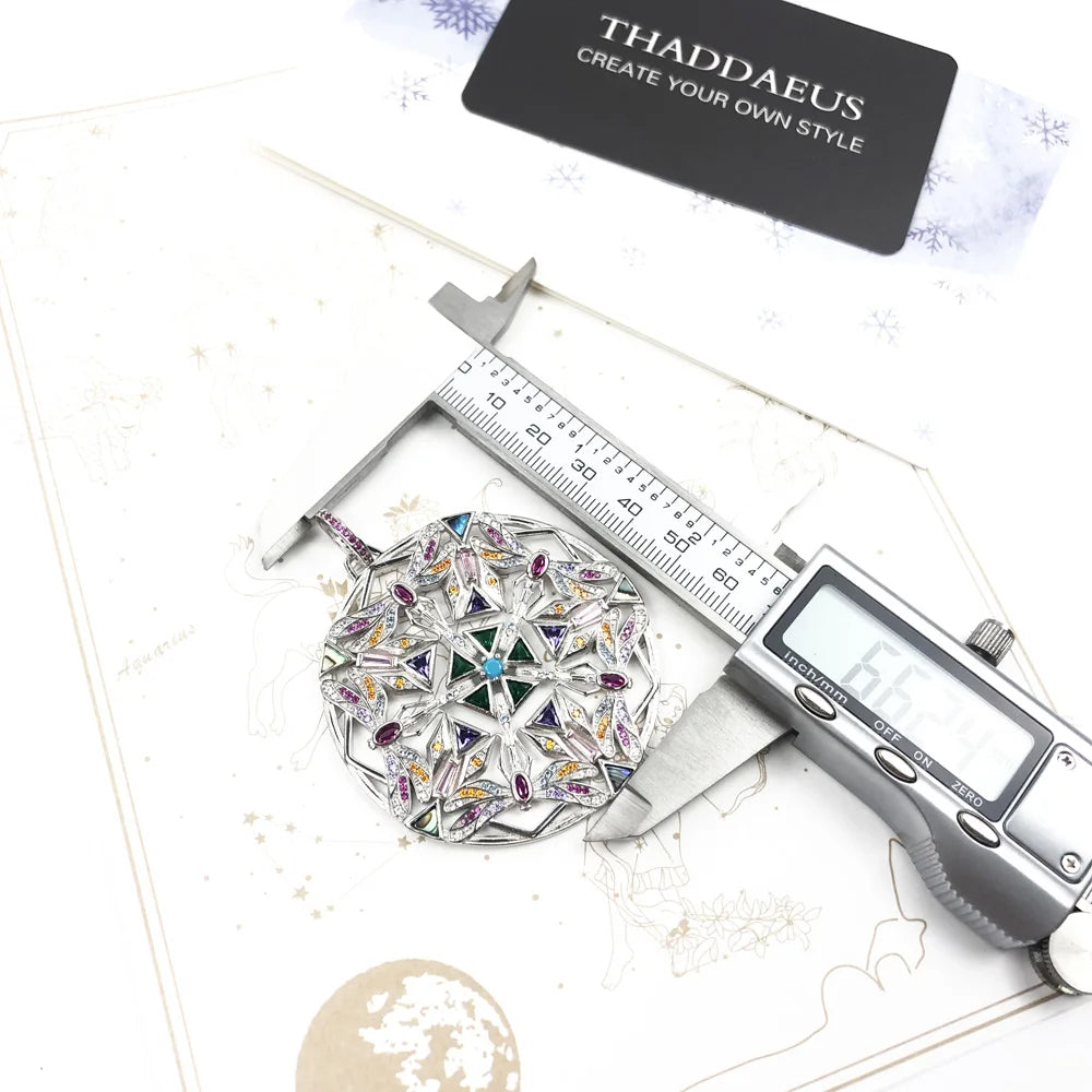 Damen-Charm-Anhänger Amulett magisch Natur Glück aus Sterlingsilber