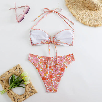Sexy Push-Up-Bikini-Set für Damen – Brasilianischer Stil für Strand und Pool