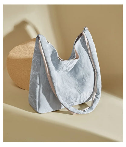 Damen Schultertasche aus Synthetischem Leder Casual Tote Große Kapazität