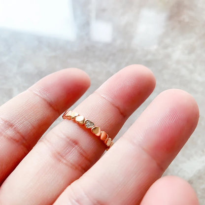 Damen-Ring Love Hearts romantisch aus Sterlingsilber