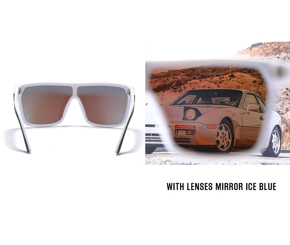 Sonnenbrille einteilig polarisiert UV400 5-Scharnier Herren