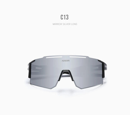 Sonnenbrille Sport TR90 polarisiert 1,2mm Glas Gummisteg winddicht Herren
