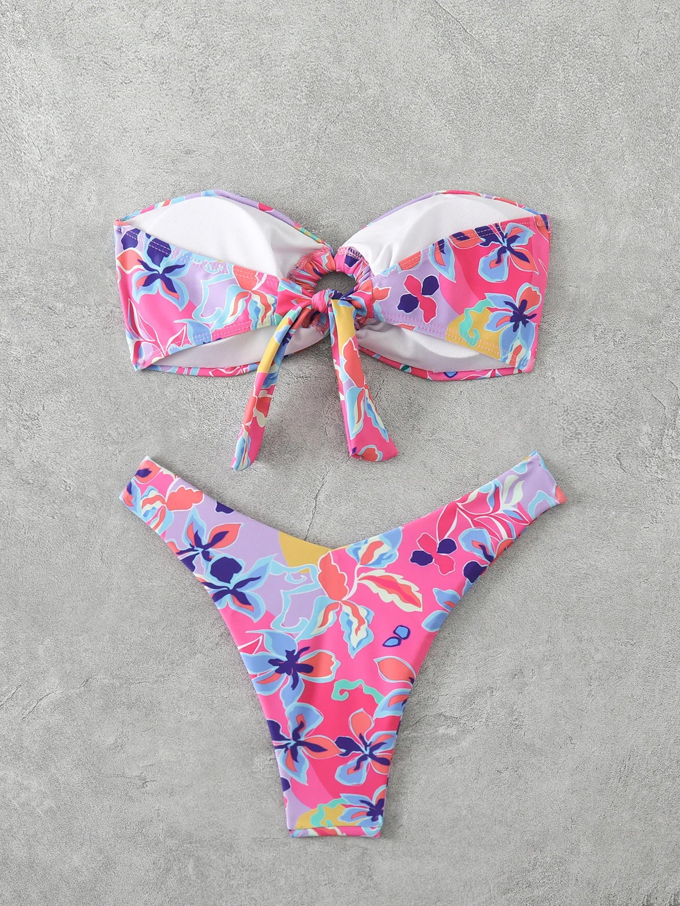 Weißer Push-Up-Bikini im brasilianischen Stil – verführerisches Bade-Set für den Strand und Pool