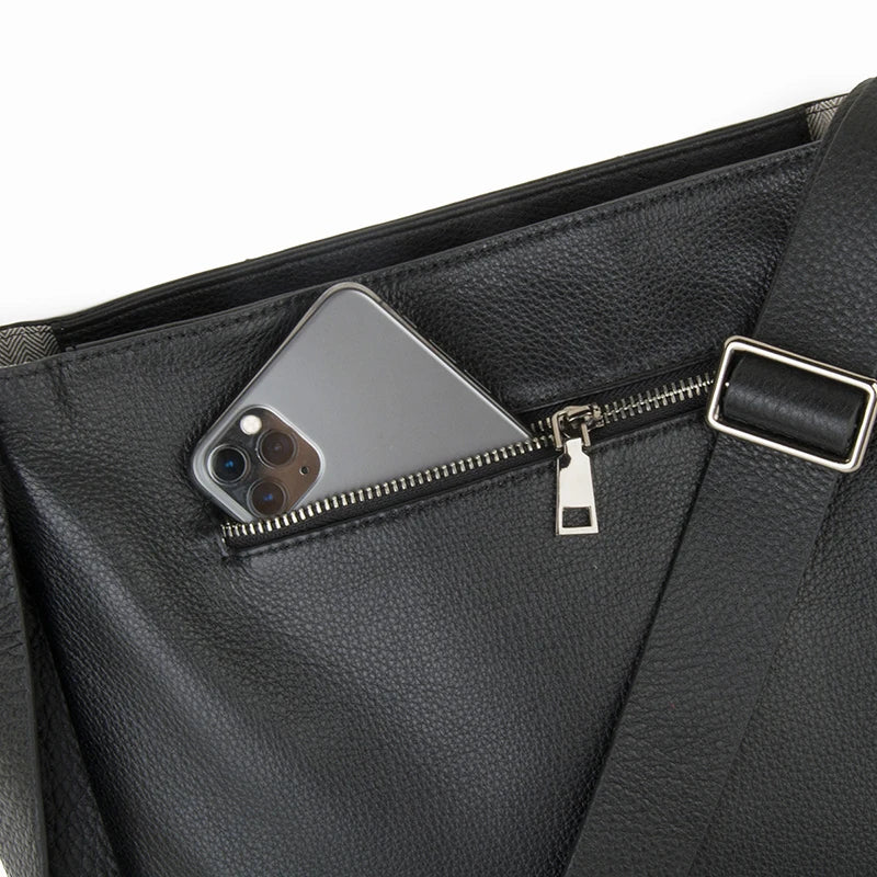 Naturleder Schultertasche Unisex Crossbody