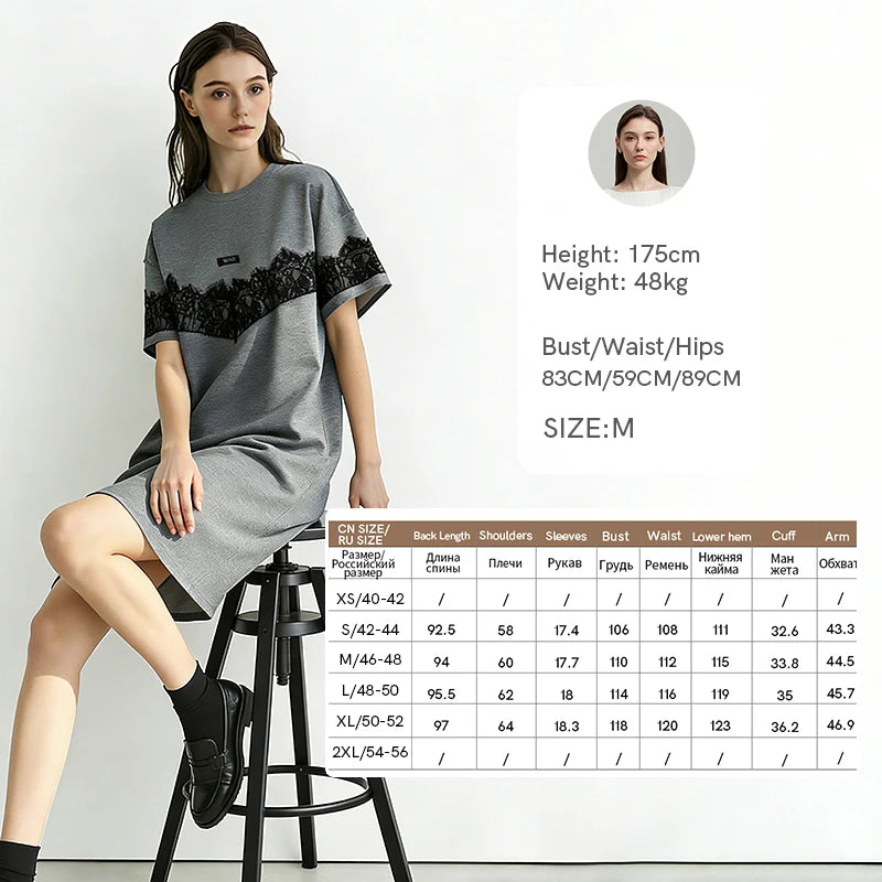 Traumhaftes Sommerkleid Für Damen Aus Baumwolle Mit Spitze