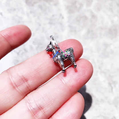 Damen-Charm-Anhaenger Alpaka Lama aus Sterlingsilber