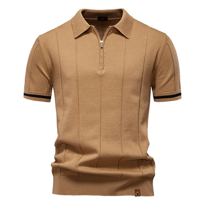 Exklusives Herrenpoloshirt Atmungsaktiv Stretch Business Golf
