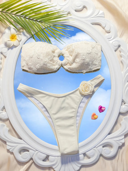 Floral-Sexy-Bikini-Set für Damen – Brasilianischer Badeanzug für Strand und Pool