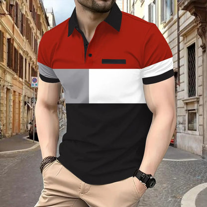 Hochwertiges Herren-Poloshirt mit Reverskragen und kurzen Ärmeln – hautfreundlich, atmungsaktiv und vielseitig für den Sommer