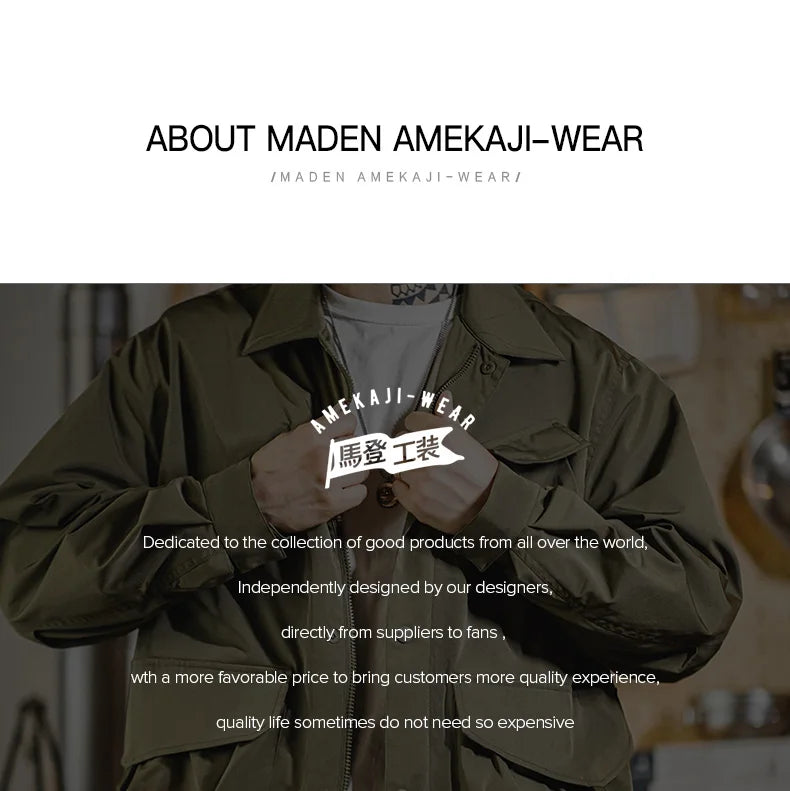Herren Jacke Urban Outdoor Große Taschen Grüne Lässige Revers Jacke