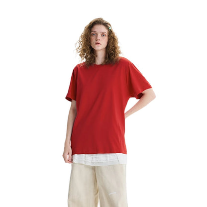 Premium Herren T-Shirt 180g Baumwolle Lockerer Schnitt Alltagskomfort