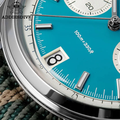 Herren-Chronograph mit VK64-Quarzwerk und Saphirglas
