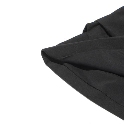 Minimalistischer Damen-Blazer mit Knopfleiste und Patchwork-Design – lockerer Schnitt, lange Ärmel und Taschen