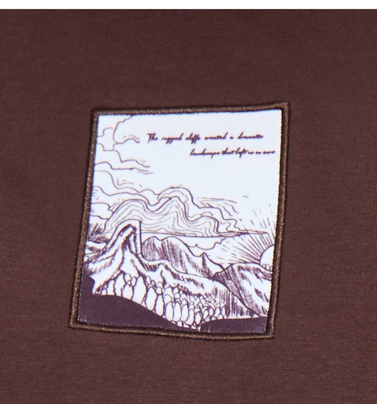 Damen T-Shirt aus Baumwolle mit lässigem O-Ausschnitt und modischer Stickerei